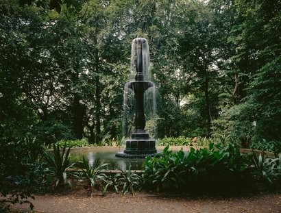 Fontäne auf der Pfaueninsel