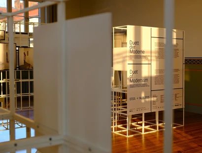 Einblick in die Sonderausstellung "Duett der Moderne"