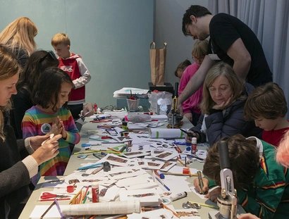 Familienworkshop im Bode-Museum