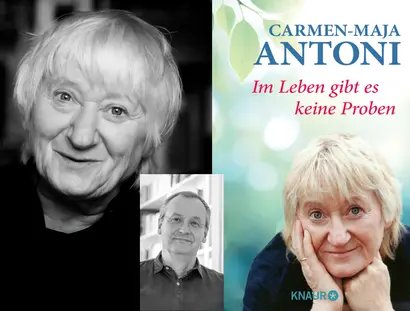 KEY VISUAL Carmen-Maja Antoni und Knut Elstermann im Gespräch