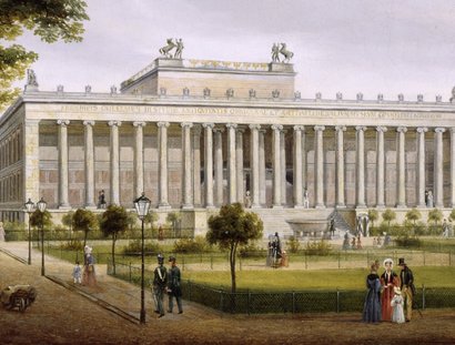 Carl Daniel Freydanck, Das alte Museum in Berlin (Blick auf den Berliner Lustgarten und das Königliche Museum, heute Altes Museum), 1836