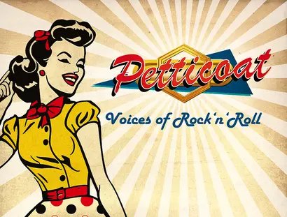 KEY VISUAL Petticoat - The voices of rock´n´roll