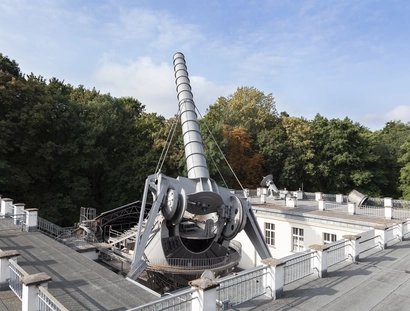 Beobachtung mit dem 500-mm-Spiegelteleskop