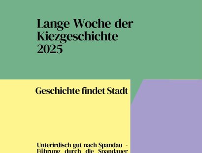 KEY VISUAL Lange Woche der Kiezgeschichte: Spandau