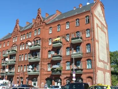 Wohnhaus von Georg Benjamin in der Badstraße 1931-1933.