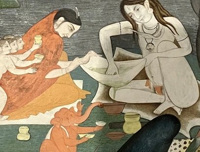 Shivas Familie, Inventar-Nr. 5091, Ausschnitt