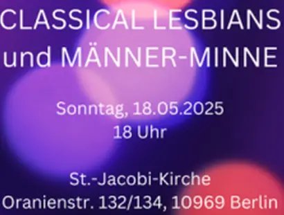 POSTER "Glimmering Lights" | Classical Lesbians & Männer-Minne