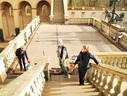 Frühjahrsputz im Belvedere