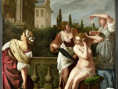 Artemisia Gentileschi: Bathseba im Bade