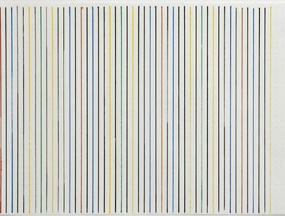 Myriam El Haïk, LA MI SI FA. 2016. Acryl auf Papier. 14,8 x 21 cm, Foto Andreas B. Krüger, beschnitten