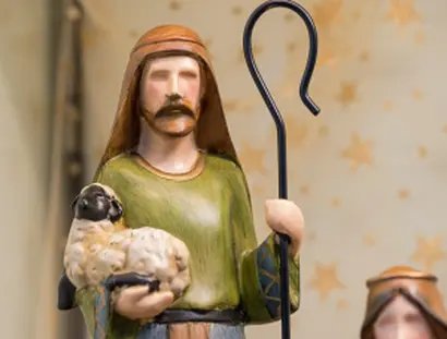 Krippenfigur Hirte