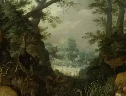 Roelant Savery, Paradies, Detail, 1618/28