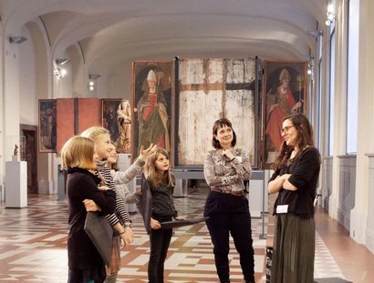 Workshop mit Kindern im Museum