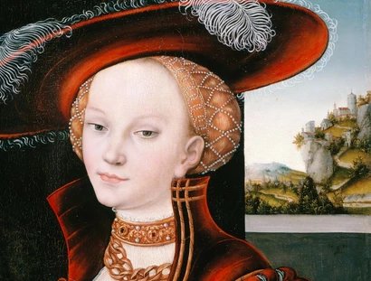 Lucas Cranach der Ältere: Judith (Jael und Sisera), 1530 (Detail)