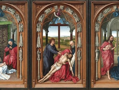 Rogier van der Weyden, Der Miraflores-Altar, vor 1445