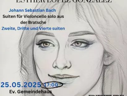 POSTER J. S. Bach: Suiten für Violoncello mit der Bratsche