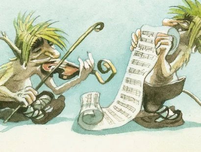 Illustration »Elfentanz und Trollgetöse«