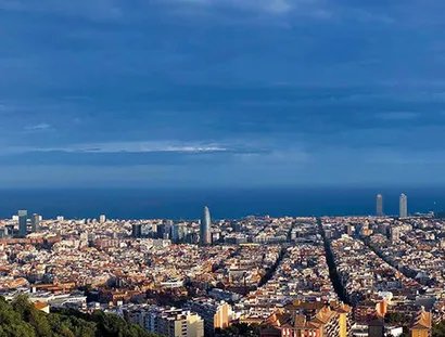 Blick auf Barcelona