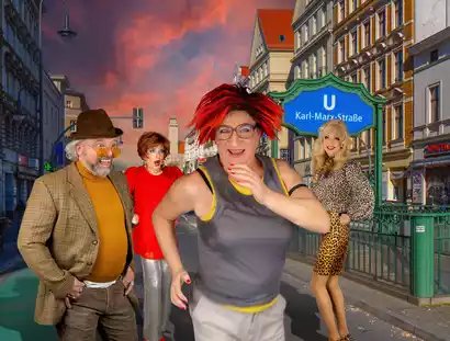Veranstaltungen in Berlin: Die Ades Zabel Company: EDITH RENNT