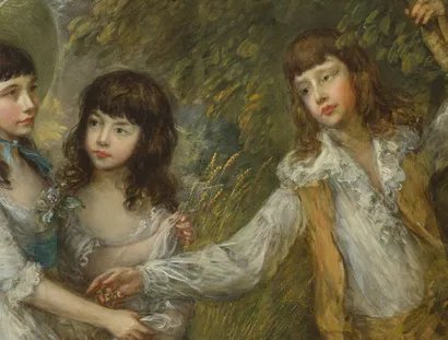 Thomas Gainsborough. Die Marsham-Kinder (Detail), 1787
