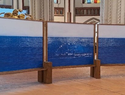 Triptychon-Installation von Rosa Merk