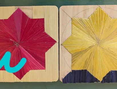 Eindrücke aus einem Workshop mit Stroh