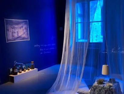Obeah: Thiouraye. Decolonising Herbalist Practices (Illness As A Weapon) von Anguezomo Nzé Mba Bikoro im Kunstraum Bethanien