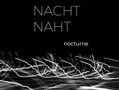 BUCHCOVER NACHT NAHT. nocturne