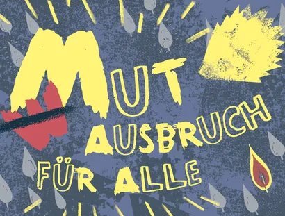 Postkarte Mutausbruch