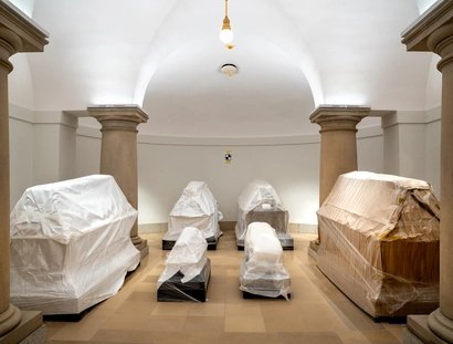 Särge in der Hohenzollerngruft