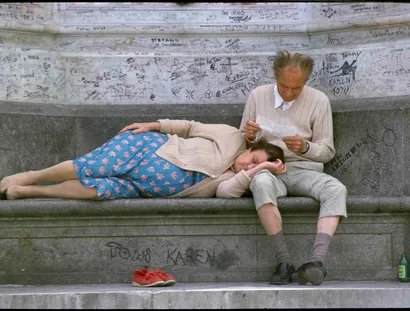 Jörg Rubbert_'Pärchen bei der Siesta'_Florenz 1983