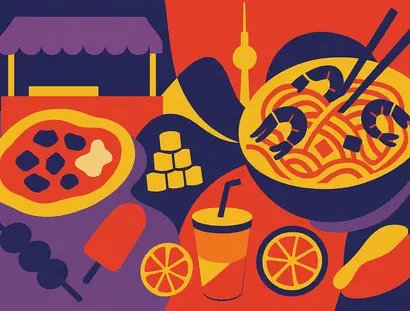 Symboldarstellung Thai Street Food