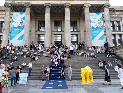 Freitreppe Konzerthaus in Berlin beim Young Euro Classic
