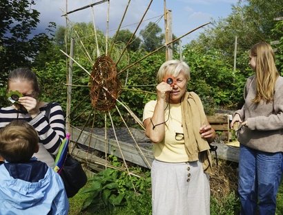 Exkursion in einen Gemeinschaftsgarten
