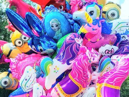 Bunte Luftballons
