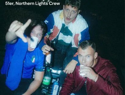 visual PANKOW PARTY Northern lights