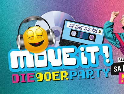 VISUAL 16 Jahre Geburtstagssause Move iT! – die 90er Party
