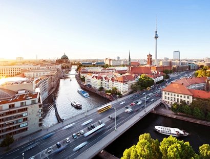 Spree Panorama mit Fernsehturm