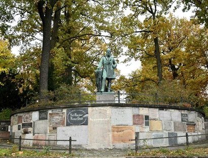Das Jahndenkmal entstand im 19. Jahrhundert.