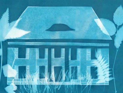 Liebermann-Villa am Wannsee, Cyanotypie, © Laureline van den Heuvel