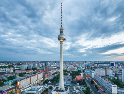 Berlin skyline panorama with TV tower