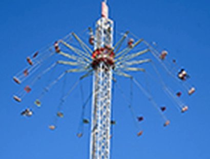 Kettenkarussell in 80 Meter Höhe