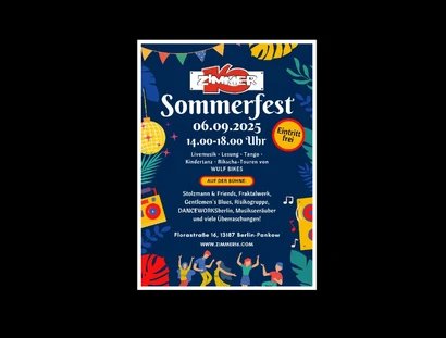 Sommerfest ZIMMER 16  - Tag der offenen Tür