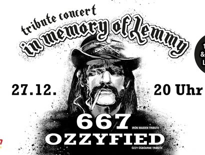 VISUAL Tribute Concert –  In Memory of Lemmy