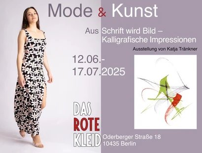 Aus Schrift wird Bild – Kalligrafische Impressionen von Katja Tränkner