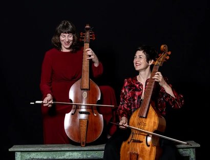 Musicke und Mirth, links Jane Achtman, rechts Irene Klein,