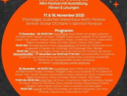 Jüdische Ossis III_Flyer