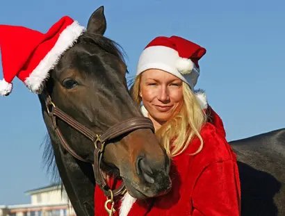 Isabelle Bucher vom Mariendorfer Rennverein freut sich schon mächtig auf die beiden Weihnachtsveranstaltungen am 7. und 21. Dezember