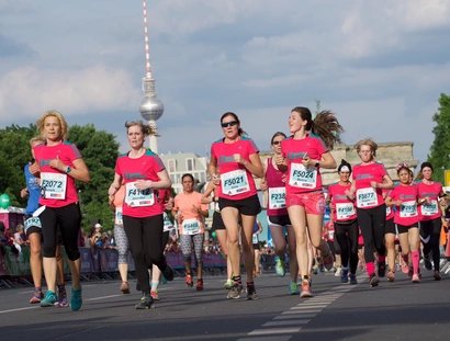 Berliner Frauenlauf - 2016 Auf der Zielgeraden