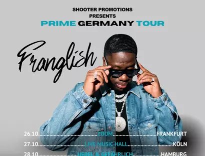 KEY VISUAL Franglish: Prime Germany Tour